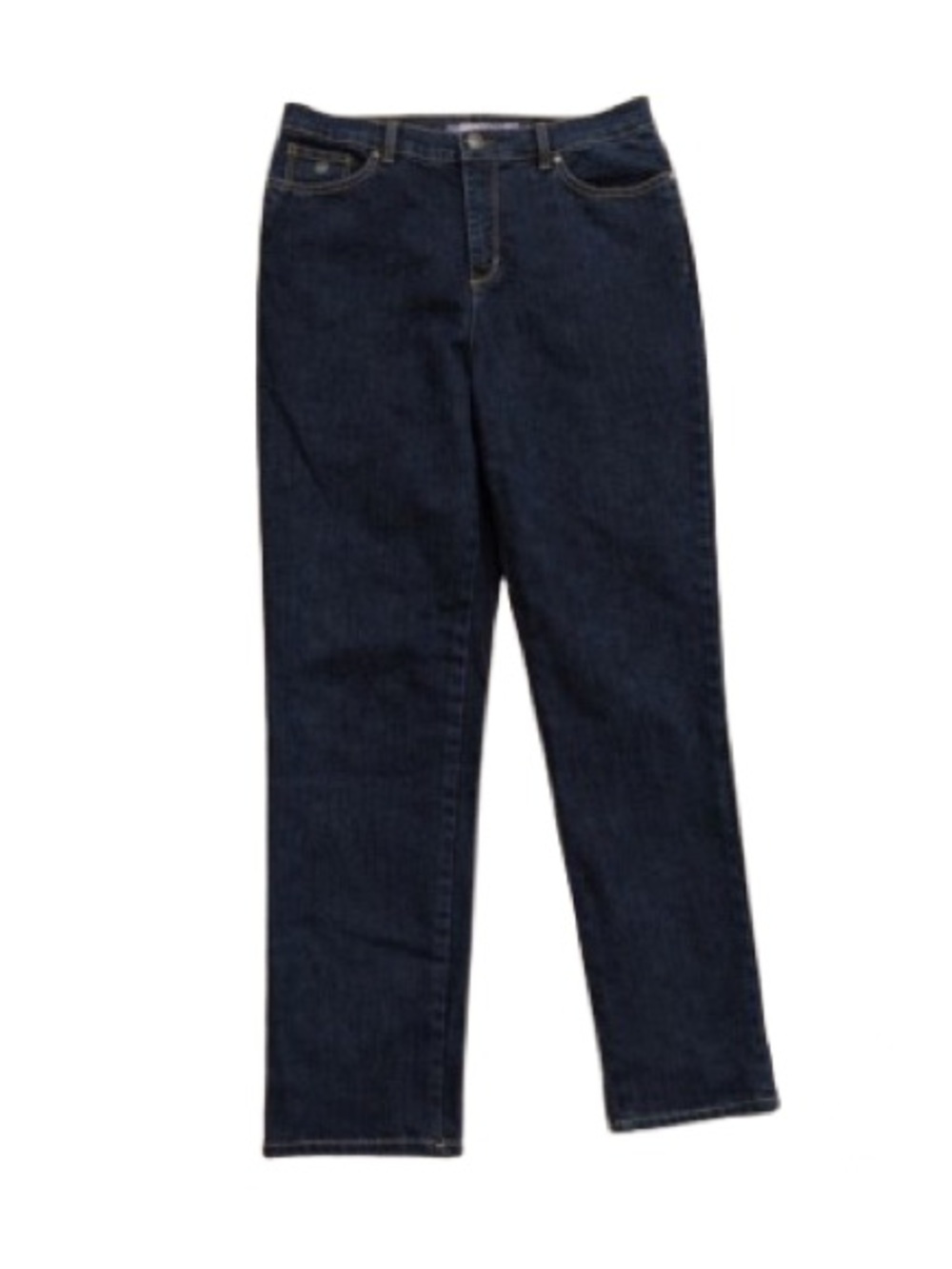 Gloria Vanderbilt Amanda Straight‑Leg Jeans – Classic Denim | Size 12